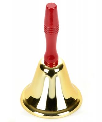 Maxi Cloche Pere Noel En Laiton - Dor&eacute;