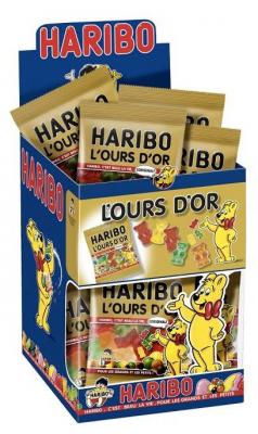 Mini sachet  bonbons Haribo ours d'or taille unique