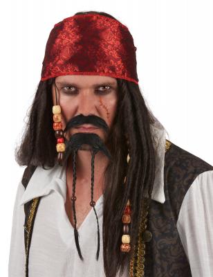 Boland - Barbe, autocollant, Polyester, Accessoire, Make Up, Costume, Carnaval, F&ecirc;te &agrave; th&egrave;me