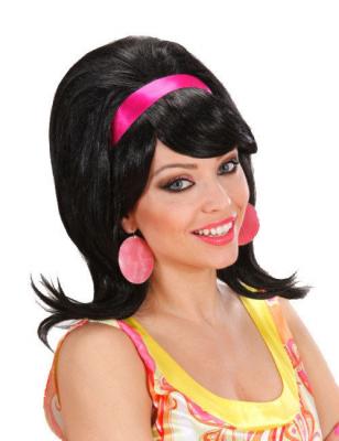 Perruque Ann&eacute;es 60 Brune Femme - Brun