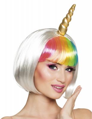 Boland 85820 Perruque licorne avec corne, femme, taille unique