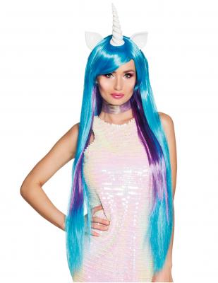 Boland 85817 Perruque licorne avec corne pour femme Taille unique