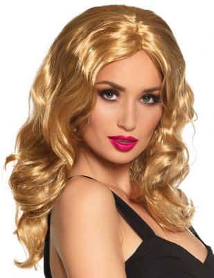 Boland 86222&nbsp;Perruque de c&eacute;l&eacute;brit&eacute; Cheveux longs avec boucles l&eacute;g&egrave;res, couleur blonde