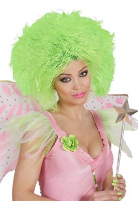 Widmann Perruque Vert fluo, mod&egrave;le F&eacute;e, en sachet