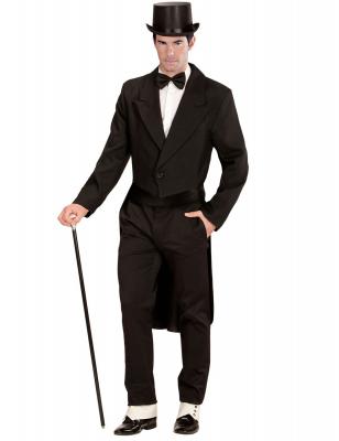 WIDMANN - 59031&nbsp;- Adultes Costume Tailcoat - Homme - Noir - Taille: XL