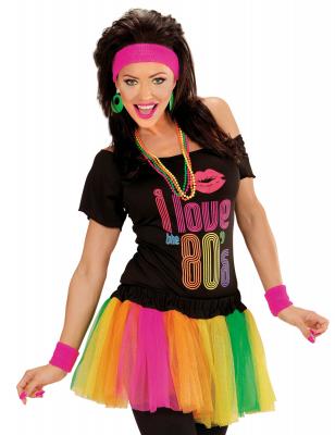 Widmann Tutu Multicolore Fluo Court Femme - Color&eacute; - Taille Unique