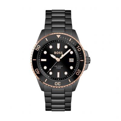 Montre Homme Boss Ace - 1514013 Bracelet Acier Noir