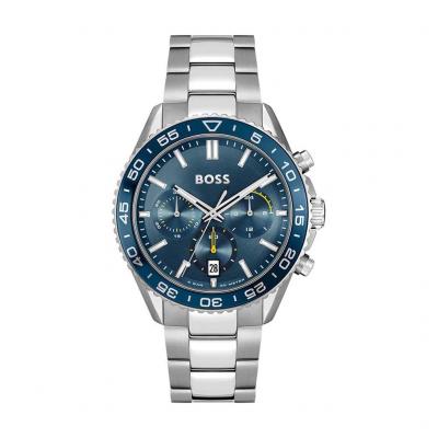Montre Homme Boss Runner - 1514143 Bracelet Acier Argent