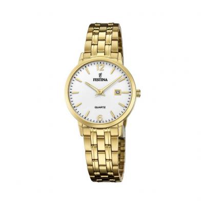 Montre femme Festina F20514-2 - Bracelet Acier Dor&eacute;