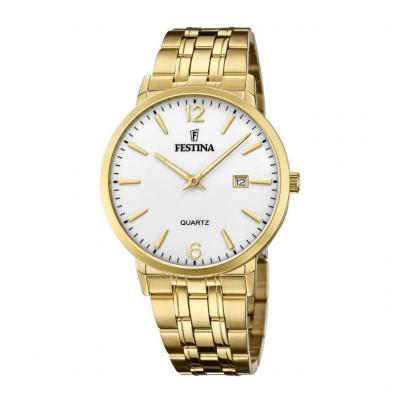 Montre homme Festina F20513-2 - Bracelet Acier Dor&eacute;