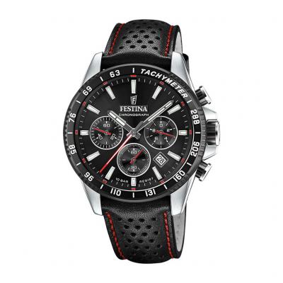 Chronograph Festina F20561/4 Cadran Noir - 45mm - 10ATM 