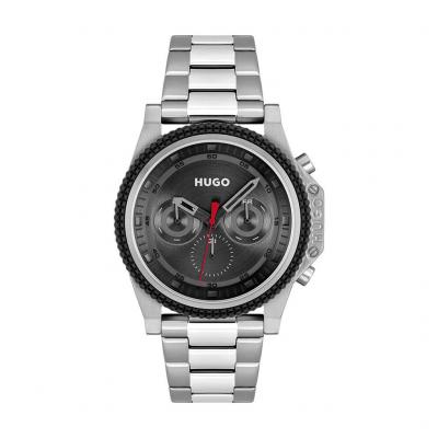 Montre Homme Hugo #Brave - 1530347 Bracelet Acier Argent