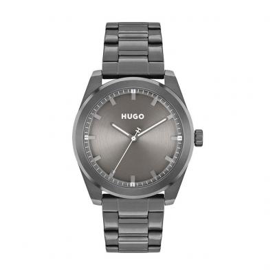 Montre Homme Hugo #Bright - 1530355 Bracelet Acier Gris
