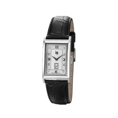 Montre homme LIP "CHURCHILL" 41.5 mm cadran argent&eacute; - 671270