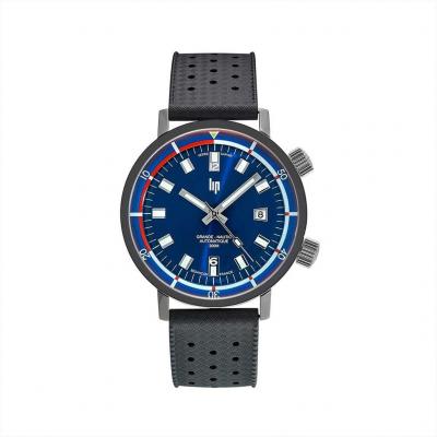 Montre Lip GRANDE NAUTIC SKI 41 mm cadran bleu - 671521 Noir 