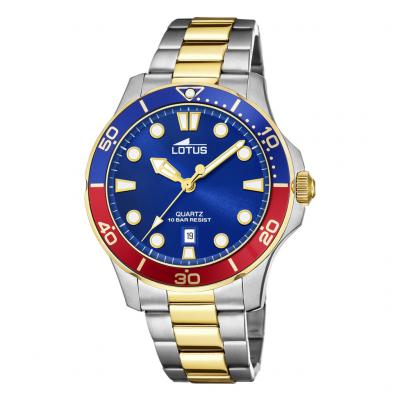 Lotus Hommes Analogique Quartz Montre avec Bracelet en Acier Inoxydable 18760/4