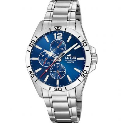 Montre Homme Multifonctions Bleu 18812/1 Gris Lotus