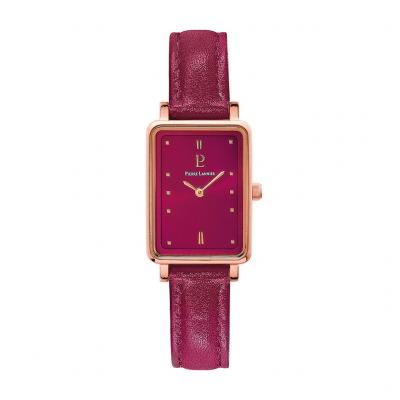 Montre Femme Pierre Lannier - 050K955 Bracelet Cuir Rouge