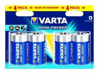 Varta Longlife Power Piles Alkaline, LR20, D Mono, 4 Pi&egrave;ces