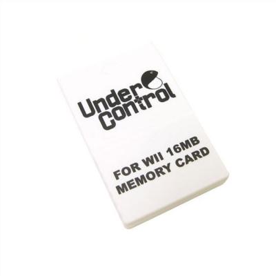 Carte M&eacute;moire 16mb - Wii/Game Cube - Blanche