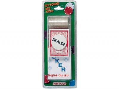 Cofalu Kim'Play - Kim'Play Super kit Poker 100 jetons 4 G