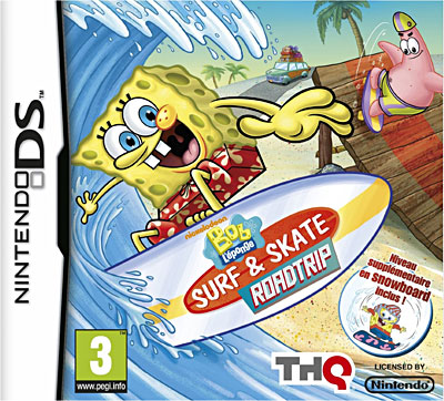 BOB L'EPONGE SURF & SKATE / Jeu console DS