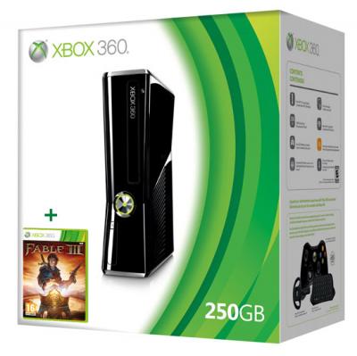 Pack Xbox 360 Slim 250 Go + Fable Iii