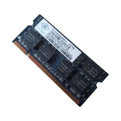 Barrette M&eacute;moire 1Go RAM DDR2 Nanya NT1GT64U8HB0N-3C SO-DIMM PC2-5300S 