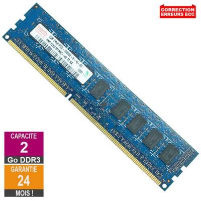 Barrette M&eacute;moire 2Go RAM DDR3 HMT125U7BFR8C-H9 DIMM PC3-10600E 