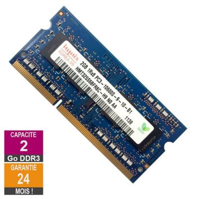 Barrette M&eacute;moire 2Go RAM DDR3 HMT325S6BFR8C-H9 SO-DIMM PC3-10600 1333MHz 1Rx8 