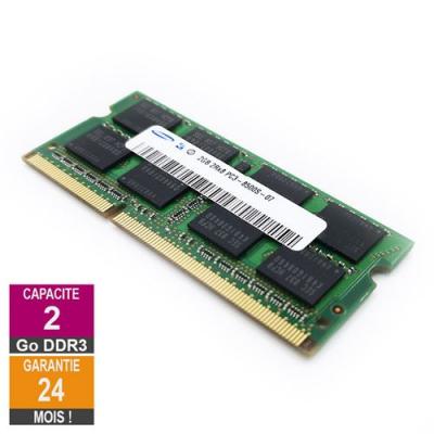 Barrette M&eacute;moire 2Go RAM DDR3 M471B5673FH0-CF8 SO-DIMM PC3-8500 1066MHz 2Rx8 