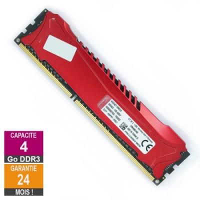 Barrette M&eacute;moire 4Go RAM DDR3 HX324C11SRK2/8 DIMM PC3-12800U 