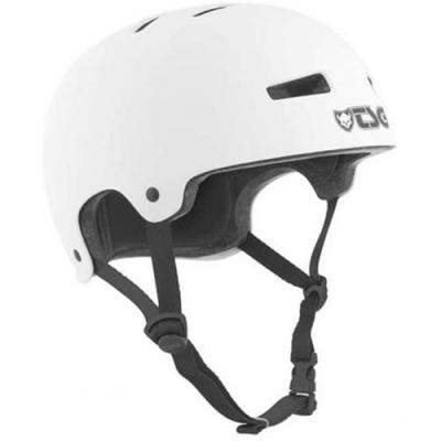 TSG Homme Evolution Casque, Blanc (Satin white ), S/M (54-56cm) EU