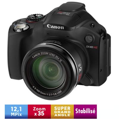 Canon PowerShot SX40 HS Noir 