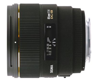 Objectif reflex Sigma DG EX 85 mm f/1.4 HSM, Monture Nikon 