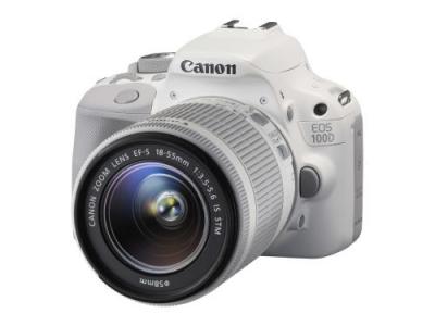 Reflex EOS 100D blanc + Objectif Canon EF-S IS STM 18-55 mm IS STM