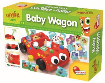 Carotina - Baby Wagon - Chariot &agrave; Tirer LISCIANI Multicolore