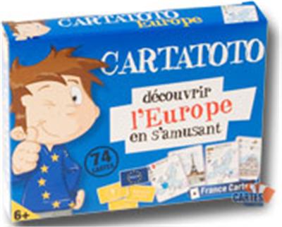Jeu de 74 cartes : Cartatoto l'Europe 