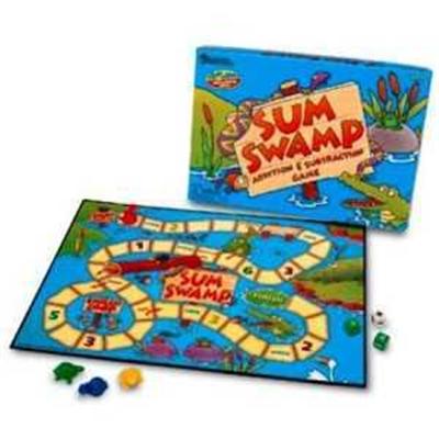 Learning Resources Jeu d'addition et de soustraction des mar&eacute;cages, 2-4 Joueurs