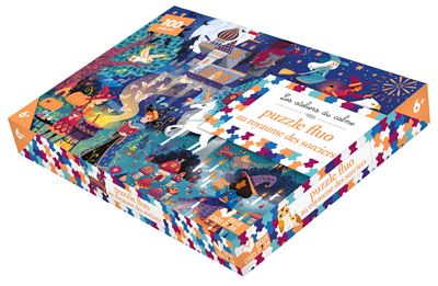 Puzzle fluo au royaume des sorci&egrave;res - 100 pi&egrave;ces
