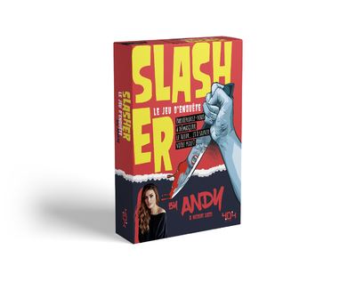 Slasher : le jeu d'enqu&ecirc;te by Andy - Jeu de soci&eacute;t&eacute; de 2 &agrave; 6 joueurs - D&egrave;s 14 ans