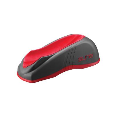 Elite gel block accessoires pour home trainer &agrave; rouleaux rouge noir