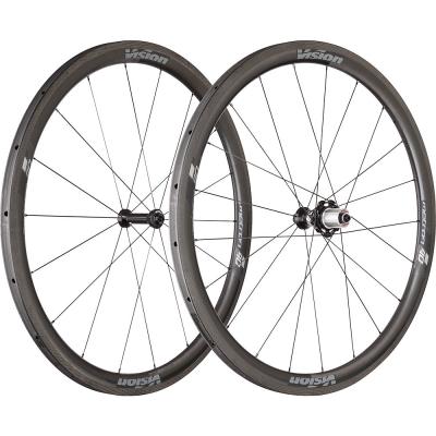 Paire de roues vision metron sl carbon boyau 9x100 9x130mm