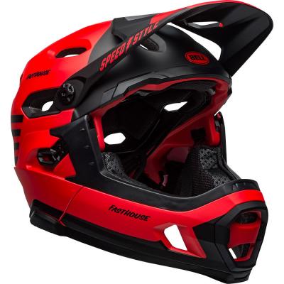BELL Super DH MIPS Casque de v&eacute;lo Mixte, Rouge/Noir Mat, L 58-62cm