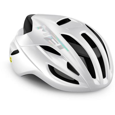 Casque de route MET Rivale (MIPS) - M White Holographic/Gl Casques