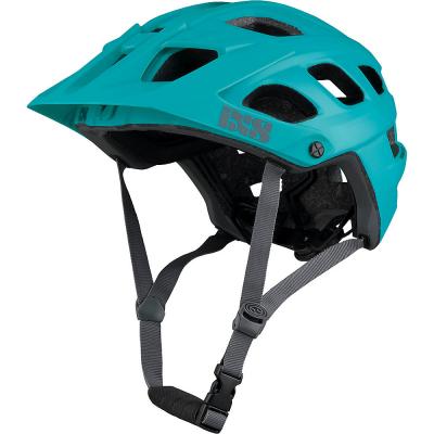 Casque vtt ixs trail evo bleu turquoise mat