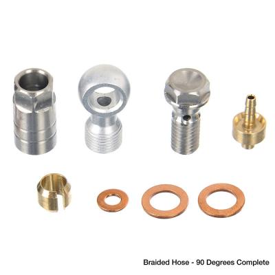 Connecteurs de durite Hope - 5mm Hose - 90 Degrees Complete}, n/a