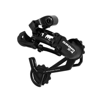 D&eacute;railleur Arri&egrave;re 7/8 vitesses Sram X4 - Noir} - Long Cage}, Noir}