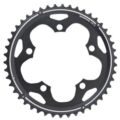 Double plateau Shimano 105 FCCX50 10 vitesses - Noir} - 110mm, Noir}