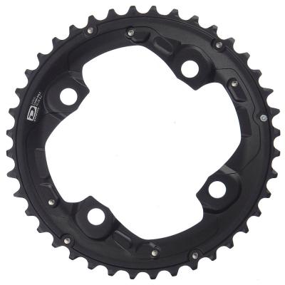 Plateau VTT Shimano SLX 2x10v int&eacute;rieur (24 &agrave; 28 dents) noir- 24 den